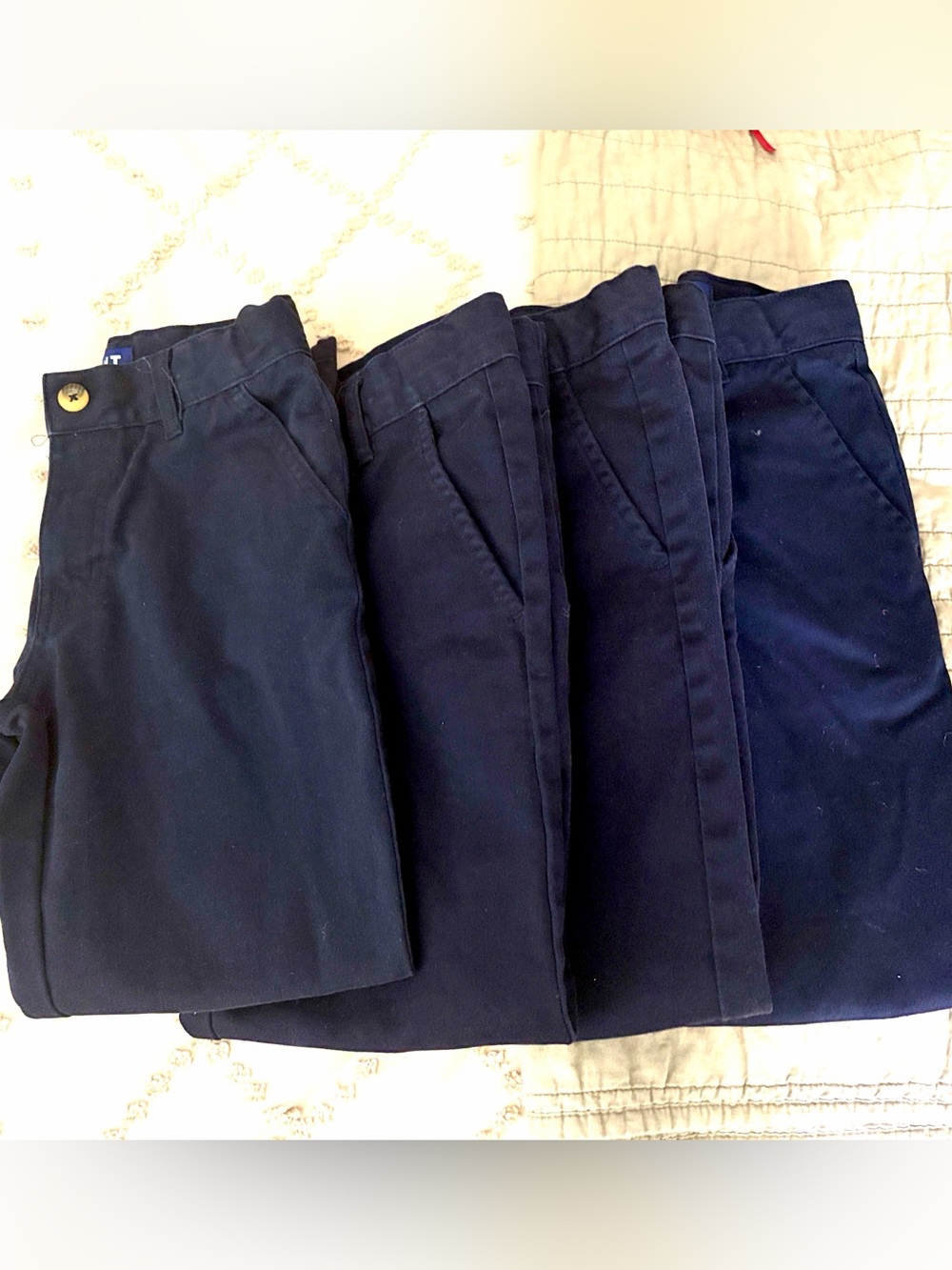 French toast - boys uniform pants - 4 pair